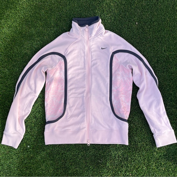 Nike Girls Track Jacket Size L 12-14 - Picture 1 of 5